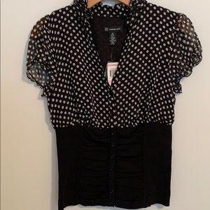INC INTERNATIONAL CONCEPTS 10 NWT Nostalgia Top